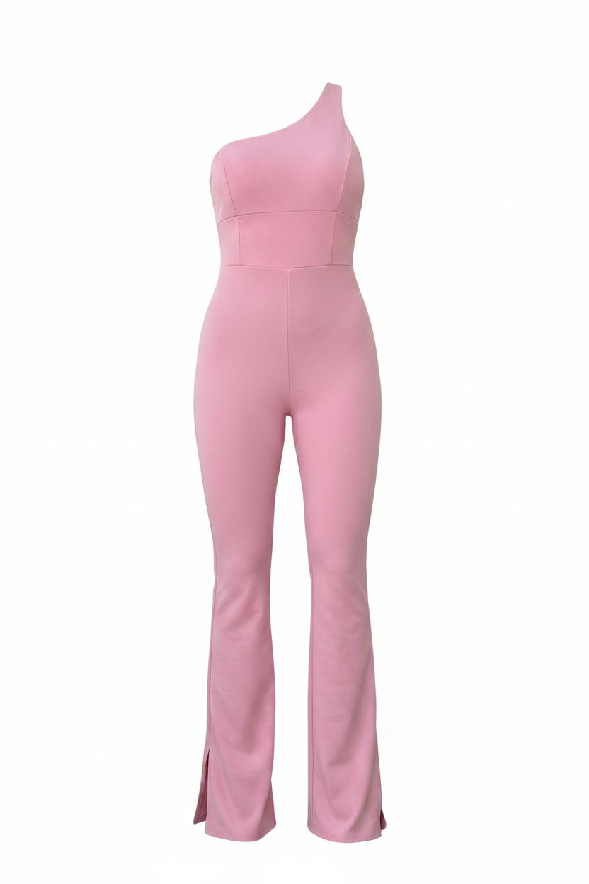 Pink overál nyitott háttal